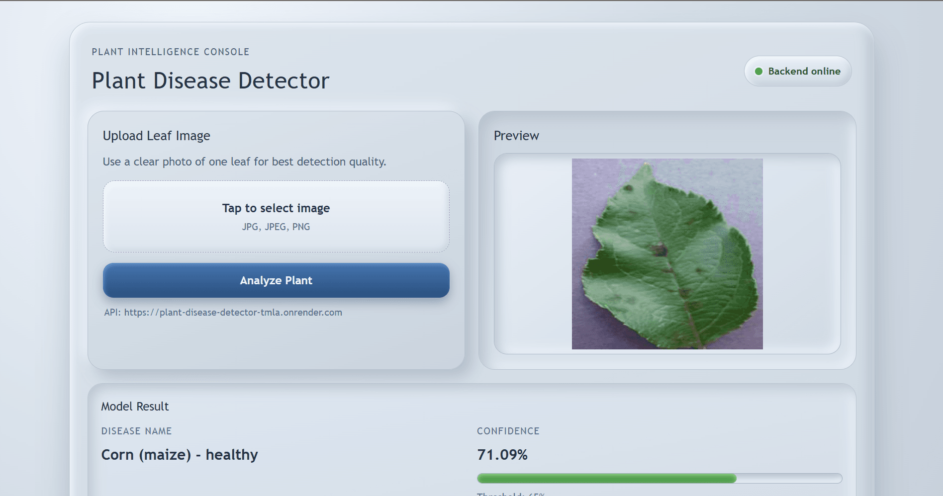 Plant Disease Detector